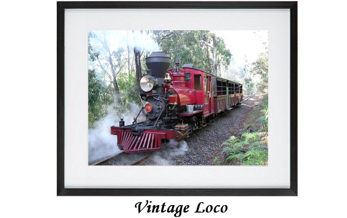 Vintage Loco Framed Print